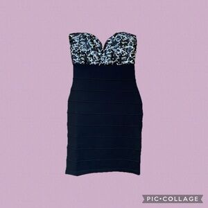 Frederick’s of Hollywood Sequin Black Dress